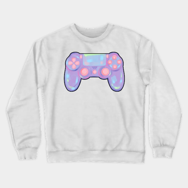 Holographic Gamepad Crewneck Sweatshirt by ZUCCACIYECIBO